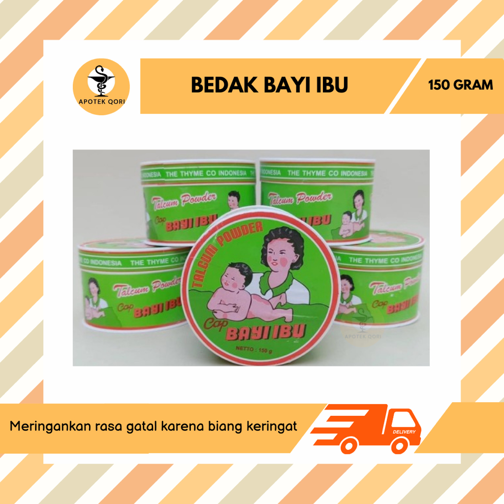 BEDAK BAYI IBU 150 G/BEDAK BAYI/BEDAK BIANG KERINGAT