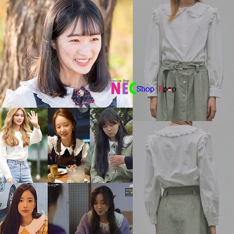 Eun Dan Oh Ruffle Trimmed Blouse White