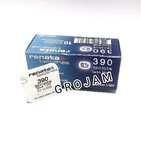 Baterai Renata 390 SR1130SW Renata 1130 Renata LR54 SR1130 1130SW Original