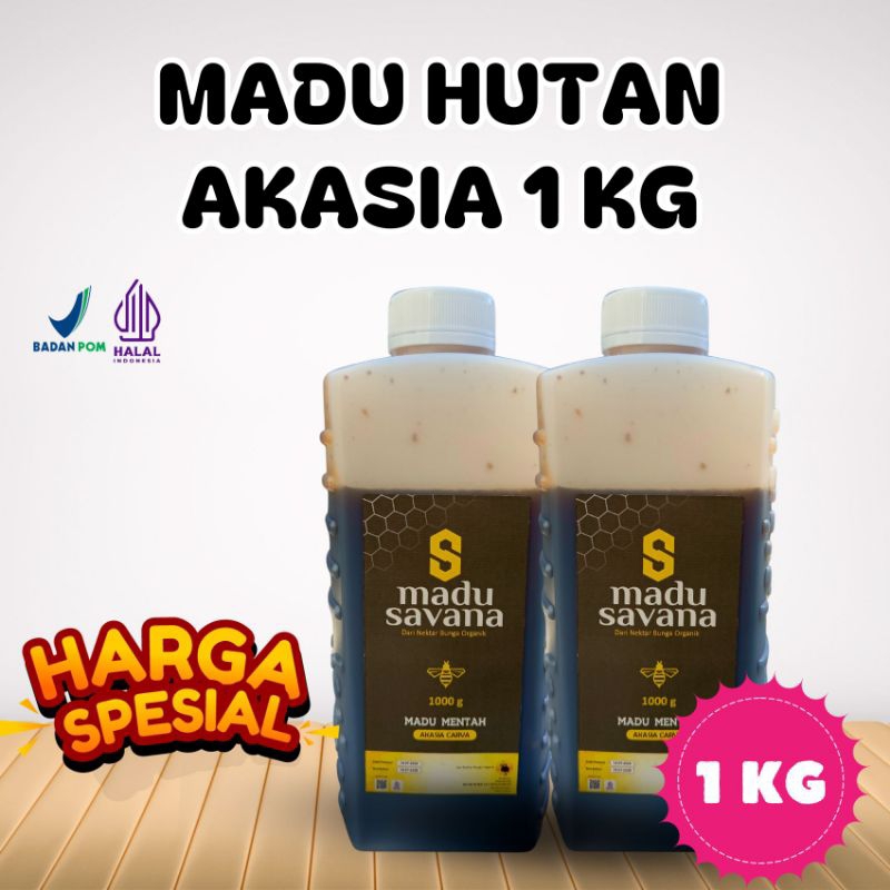 

Madu Akasia 1kg Hutan Sumatra Savana Pure