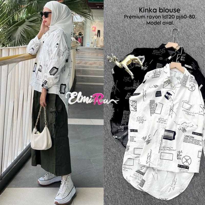 [ELMIRA] KINKA BLOUSE WANITA