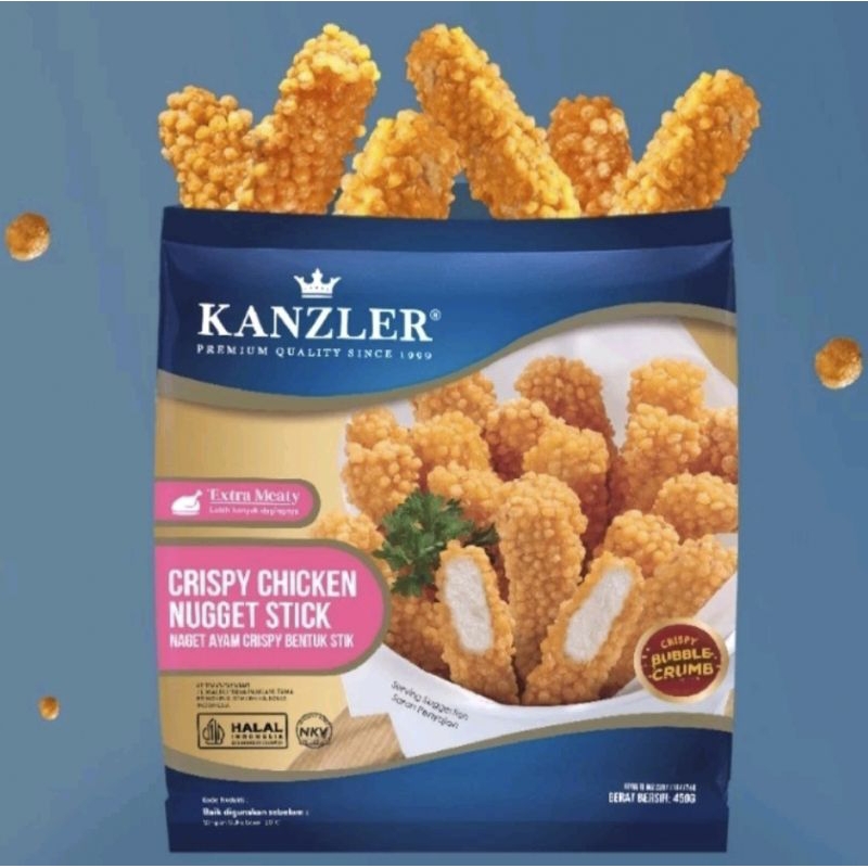 

(HANYA SESAMA PONTIANAK) Kanzler Crispy chicken nugget stick baru - naget ayam krispi bentuk stik viral