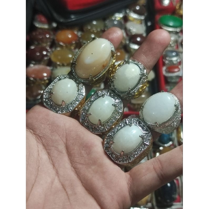 batu cincin mani gajah lampung asli natural