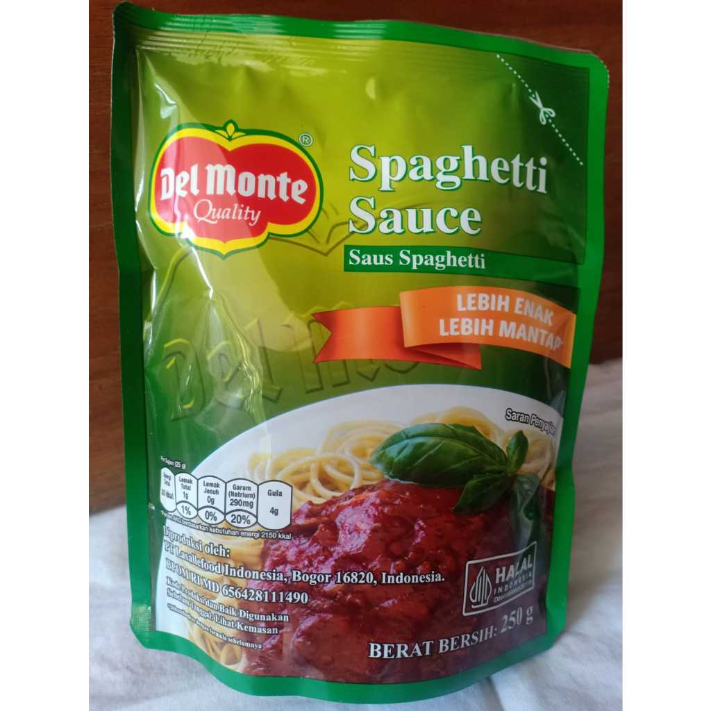 

Saus Spaghetti Delmonte 250 gram