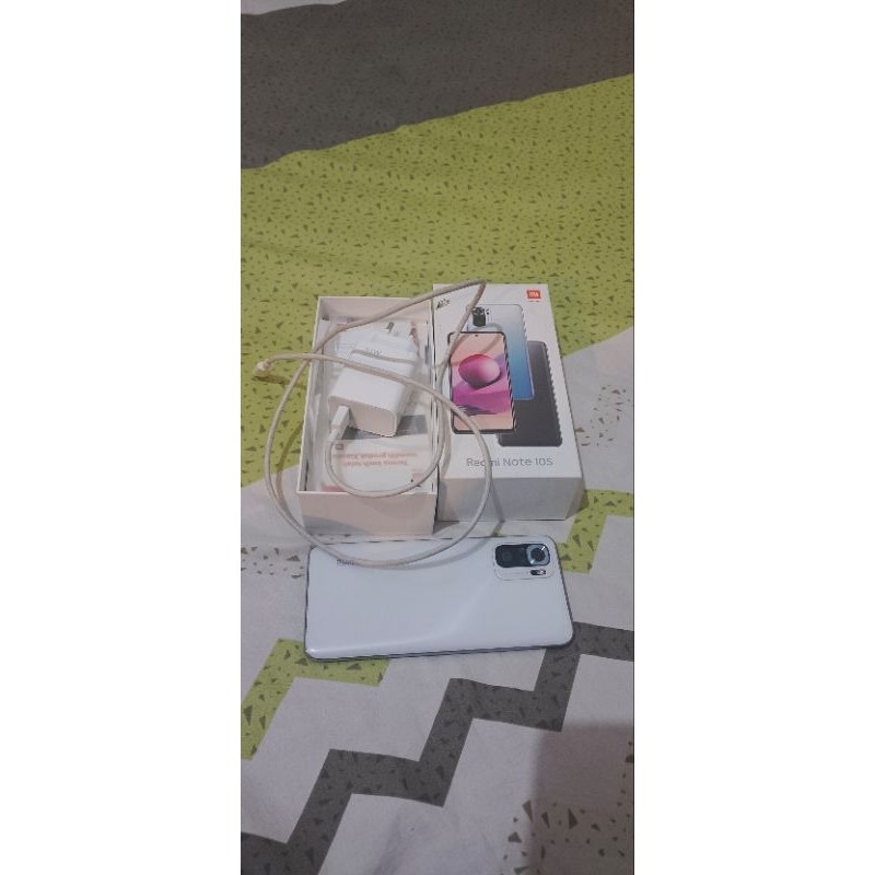 xiaomi redmi note 10s ram 6+2/128 second bekas like new