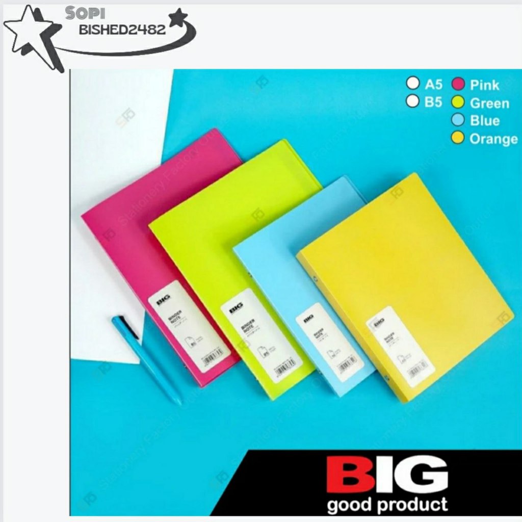 

Binder Pastel BIG A5 - BN - Merah