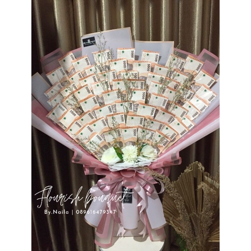 Buket Uang kosong 100 Lembar