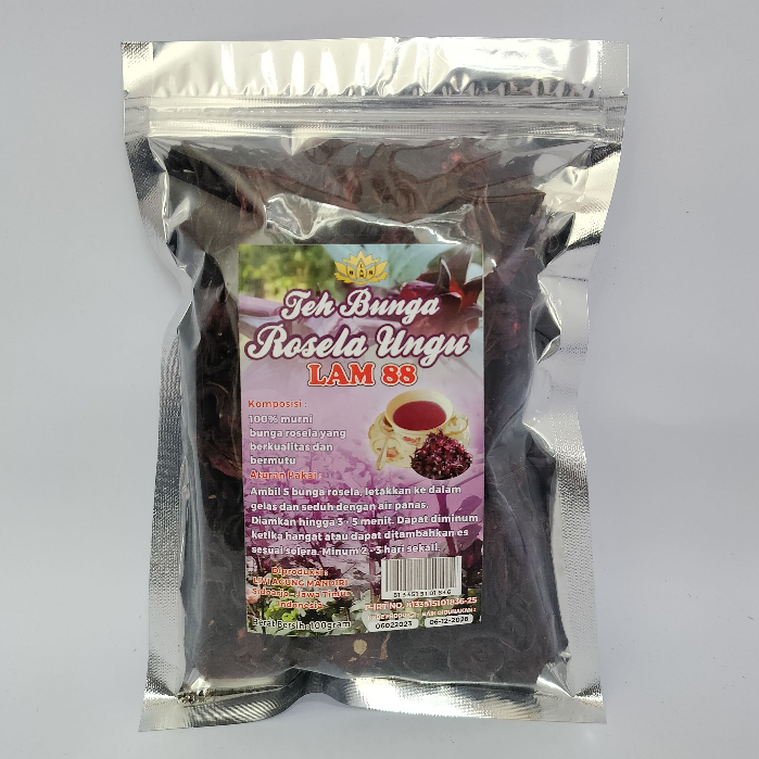 

TEH BUNGA ROSELLA UNGU KUALITAS PREMIUM 100GRAM