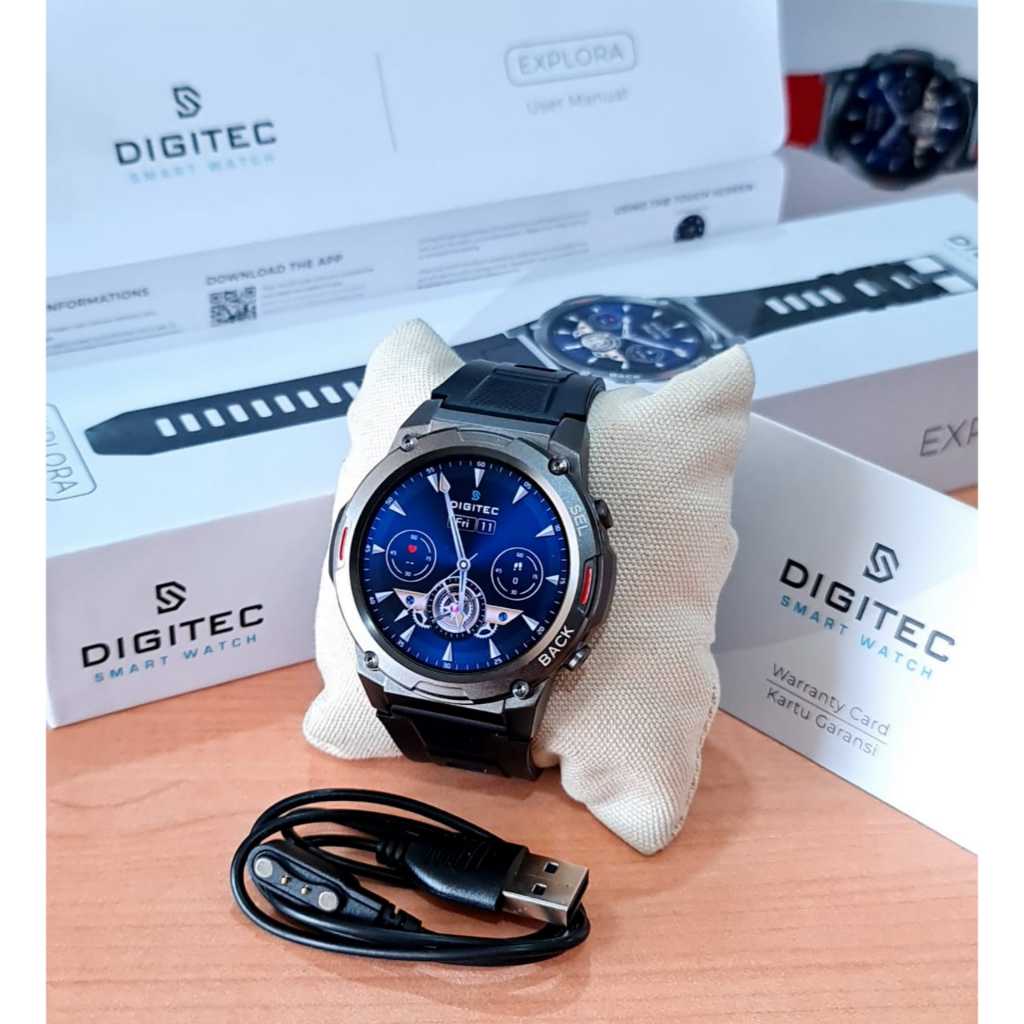 Jam Tangan Pria Smart Watch Digitec Explora Digitec Smartwatch Explora