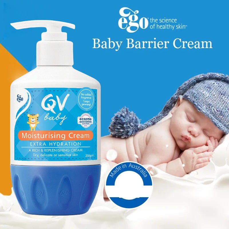 QV Baby Cream 250g Intensive Moisturising Natural Body Serum Baby Lotion