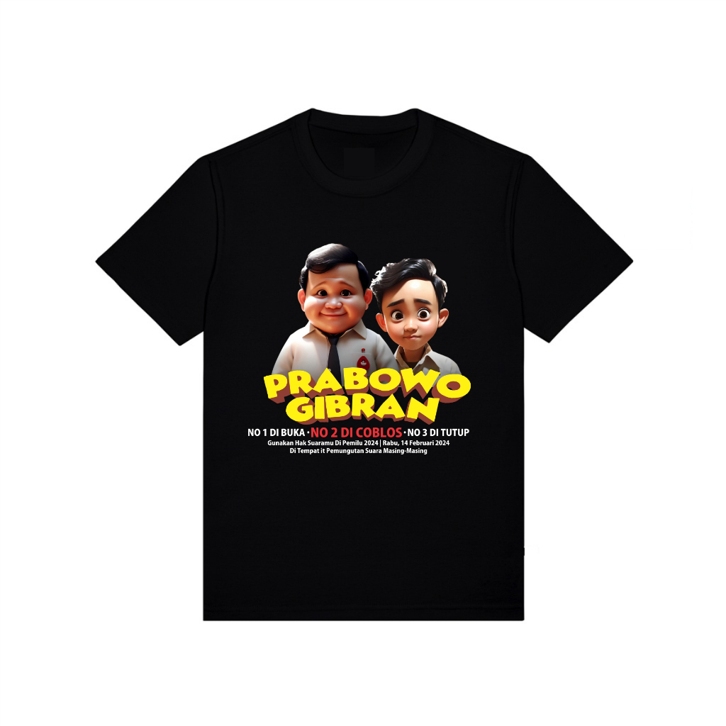 Kaos Prabowo Gibran - Kaos Prabowo Gemoy - Kaos Gemoy Prabowo - Kaos Prabowo 2024