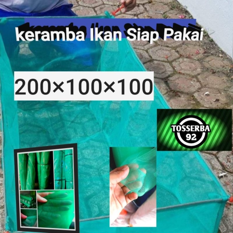 hapa ikan siap pakai