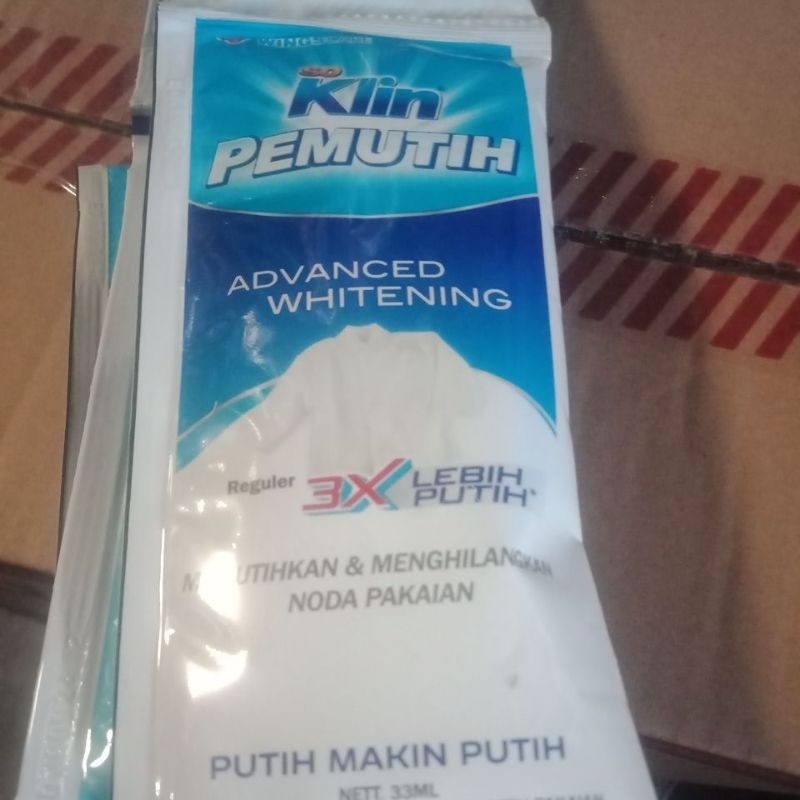 Soklin pemutih rentengan