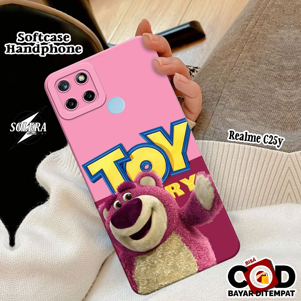 Case Realme C25Y Fashion Case Kartun LSTO Lucu Terbaru Silikon Pro Camera Softcase Realme C25Y Cover