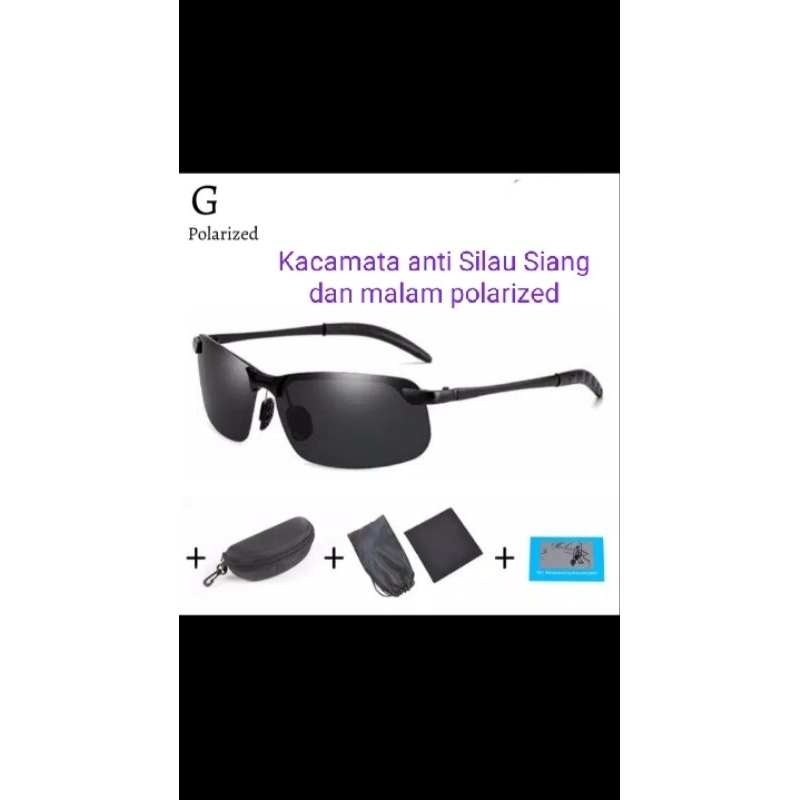 KACAMATA ANTI SILAU SIANG DAN MALAM