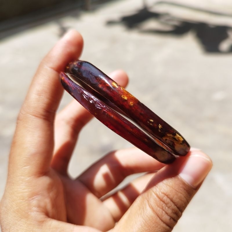 Gelang Akar Bahar Merah Mini