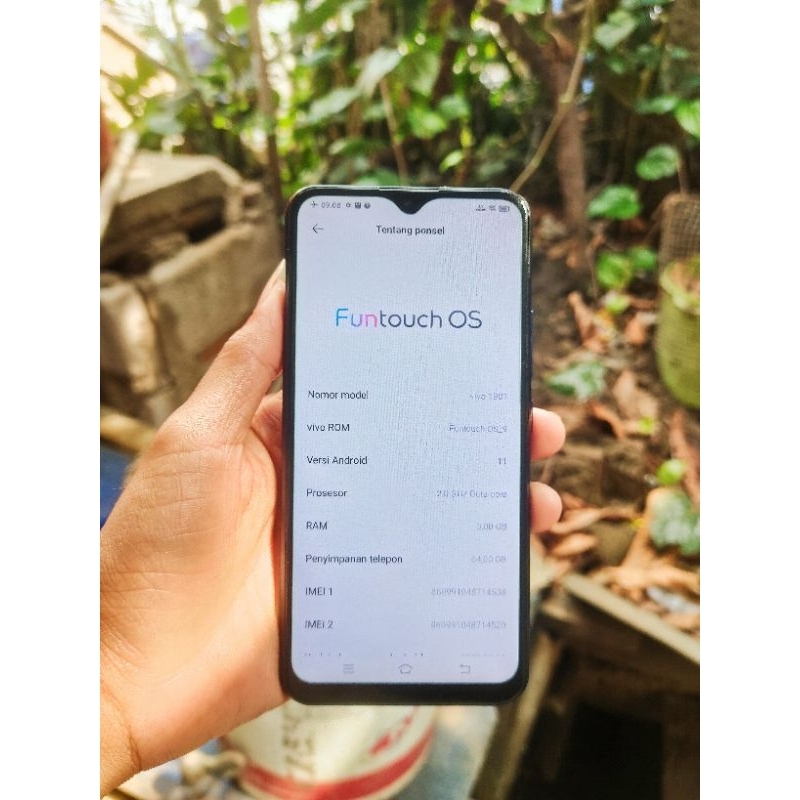 Vivo Y15 Ram 3/64 Second