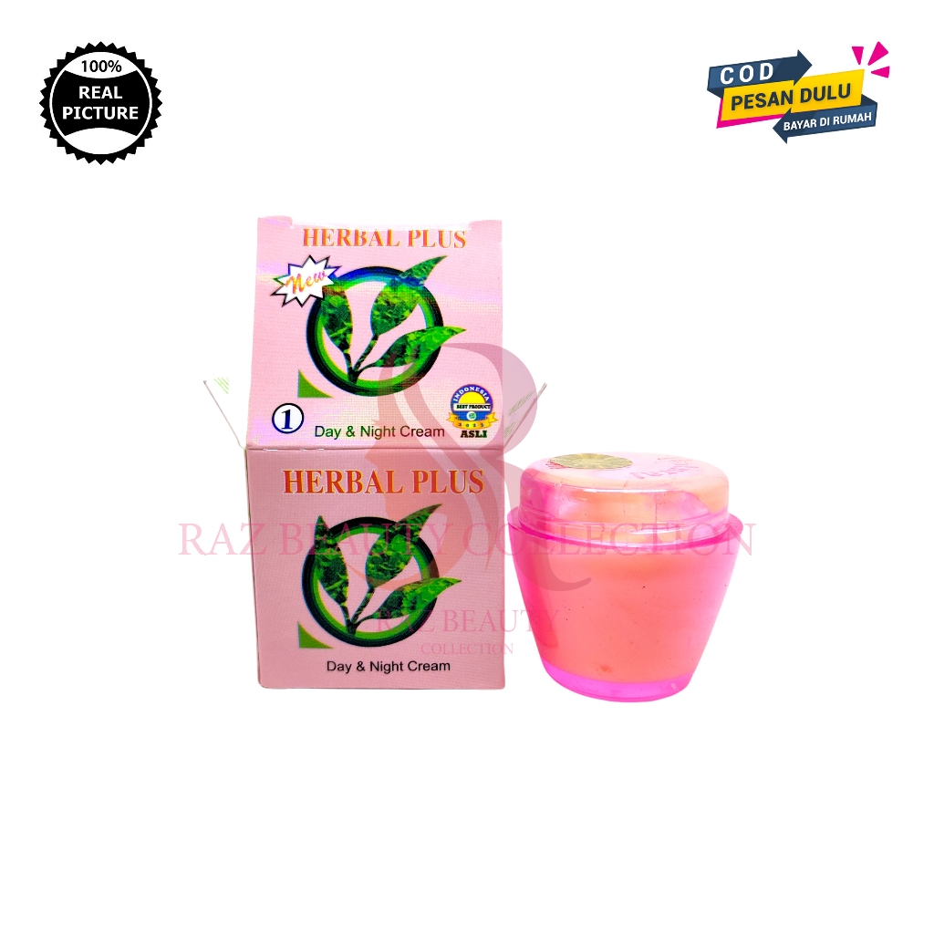 Cream Herbal Plus Super Cream Original / Cream Herbal Plus Holo Daun
