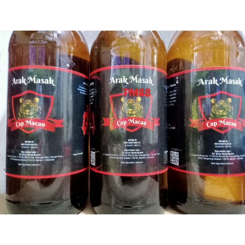 

ARAK PUTIH/ARAK MASAK/PHAK CIU CAP MACAN KHAS KALIMANTAN PREMIUM
