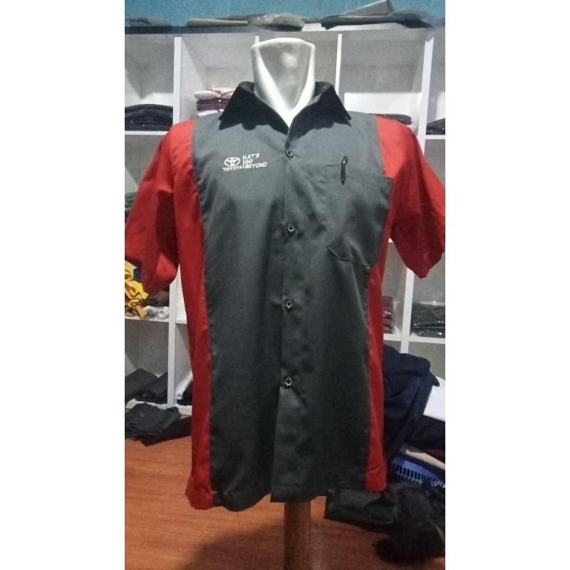 Baju marketing Toyota Nasional/kemeja pria