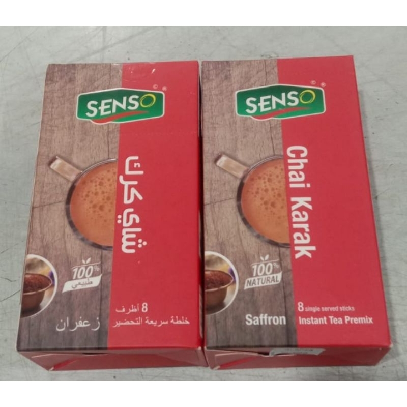 

Teh Chai Karak Saffron / Instant Tea Premix Senso 8 sachet