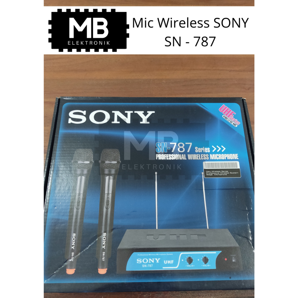 Mic Wireless SONY SN - 787 - Mic Wireless Double