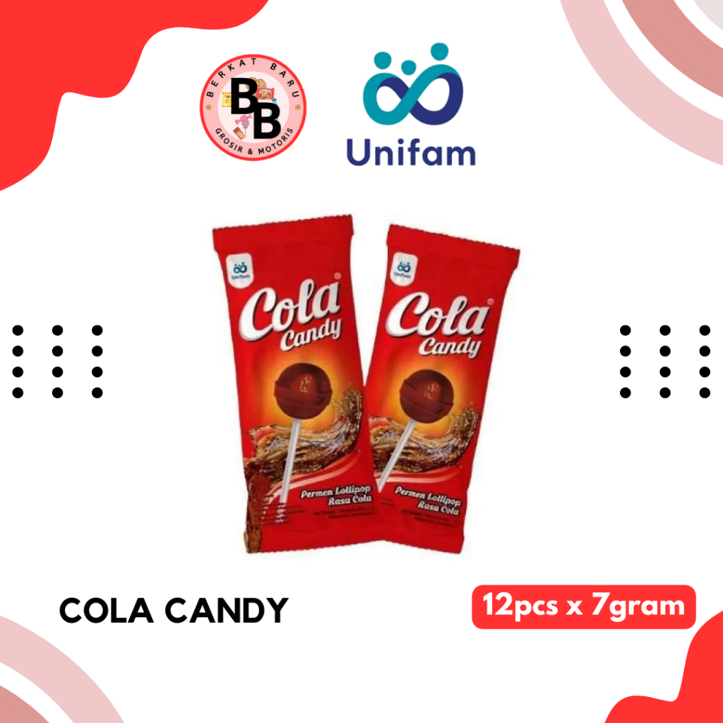 

[BB SNACK] COLA/DE FANTY/ SPLIT LOLLIPOP CANDY 7GRAM