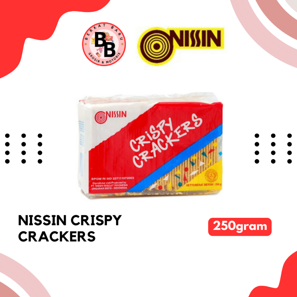 

[BB SNACK] NISSIN CRISPY CRACKERS BESAR 250GRAM