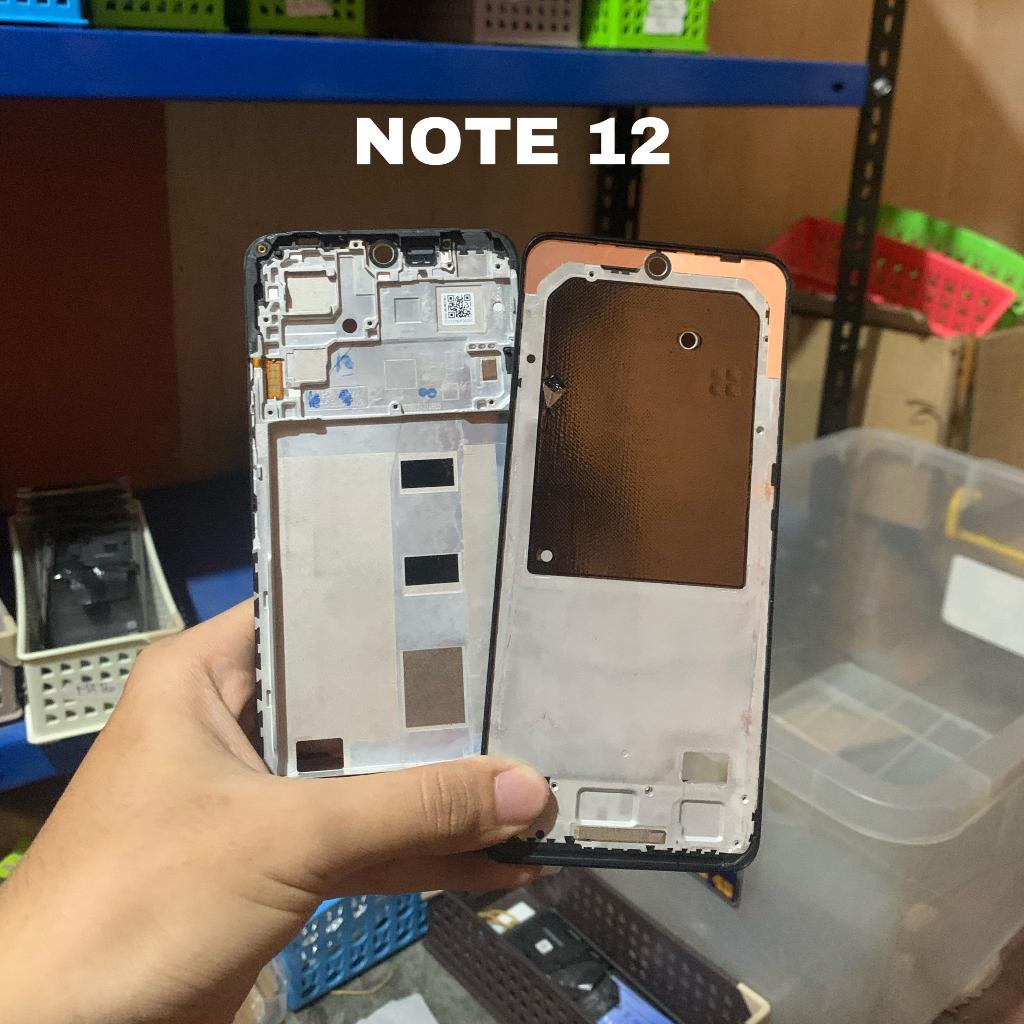 FRAME TATAKAN TEMPAT TULANG RANGKA LCD XIAOMI REDMI NOTE 12 ORIGINAL COPOTAN