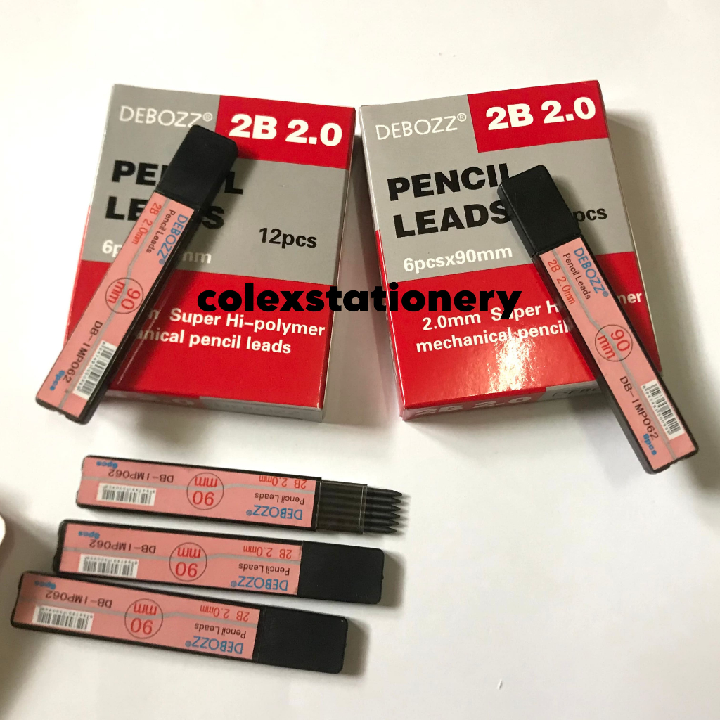

Isi Pinsil Mekanik 2B Leads Debozz Tebal 2mm / Isi Sim Pinsil (1 Pcs)