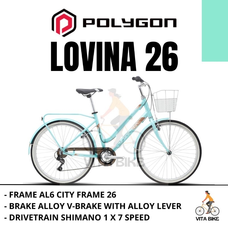 Sepeda Mini/ City Bike / CTB 26 Inch Polygon Lovina