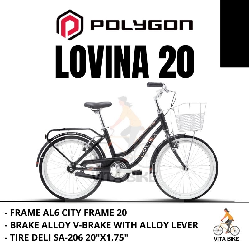 Sepeda Mini Polygon Lovina 20 Frame Alloy