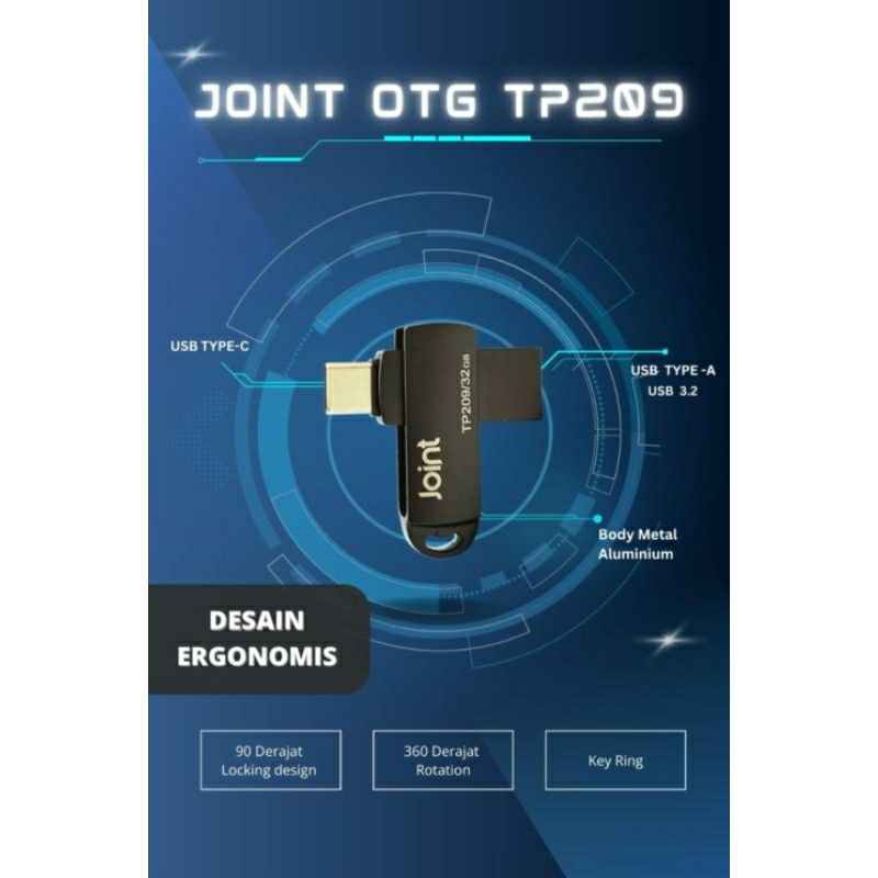 Joint Type C Usb Flash Disk TP209 16GB/32GB/64GB Usb 3.2 TP209 Flash Drive OTG Flash Disk Joint 16GB