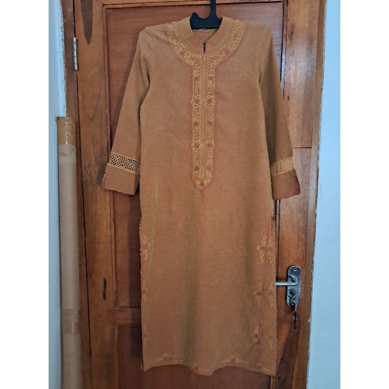 preloved one set tunik bordir dan celananya