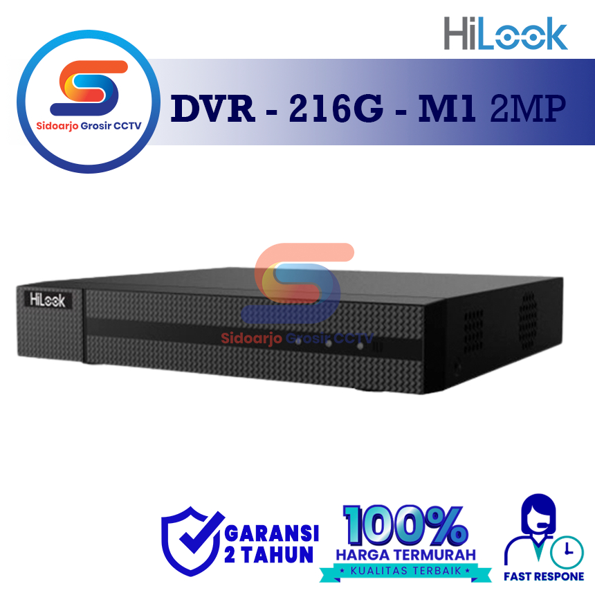 Decorder DVR HILOOK 16CH / DVR 16 Channel HILOOK 1080P DVR-216G-M1
