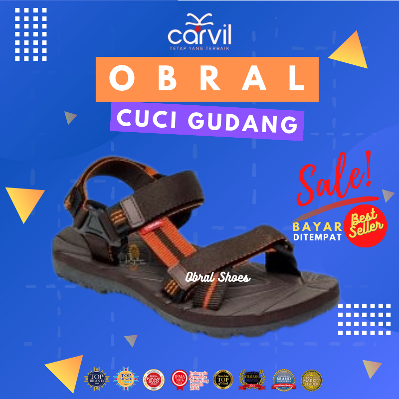 Carvil Bromo-GM | Carvil Diego-GM | Sandal Gunung Pria Dewasa Carvil Original 100%
