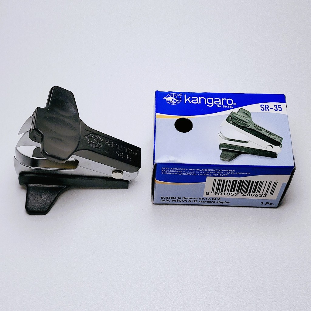 

Stapler Remover SR-35 Kangaro No. 384556 / Pencabut / Pembuka / Pelepas Staples