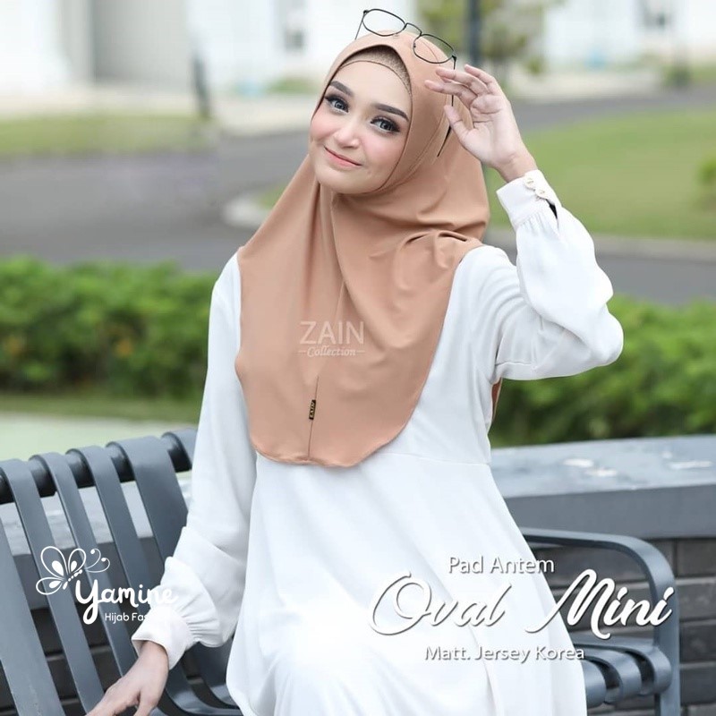 Hijab Instan Oval Mini Bergo Pet Antem Jersey Jilbab Jibab Jilbap Hijap Kerudung Krudung Daily Haria