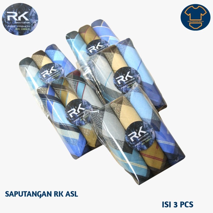 Sapu Tangan Recti Kamas ASL Isi 3 Pcs