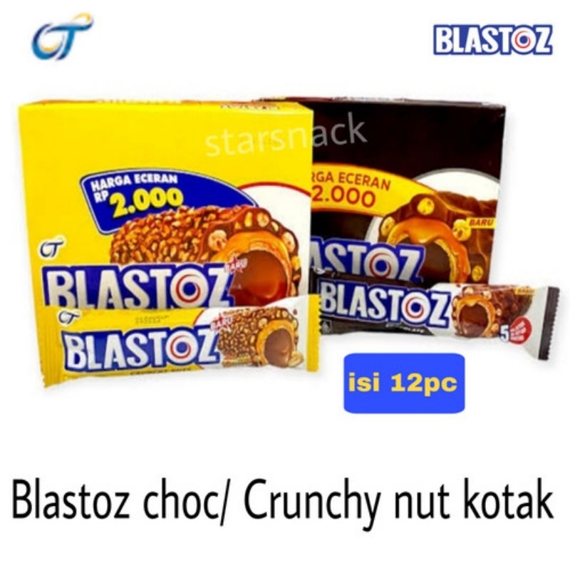 

BLASTOZ WAFER ROLL CHOCOLATE CRISPY | CRUNCHY NUTS ISI 12 PCS X 24 GR