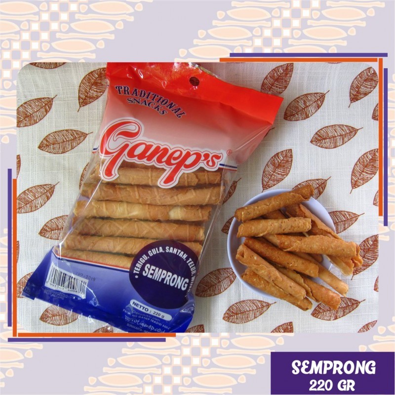

Semprong Ganep 220 Gram Jajanan Tradisional Khas Solo