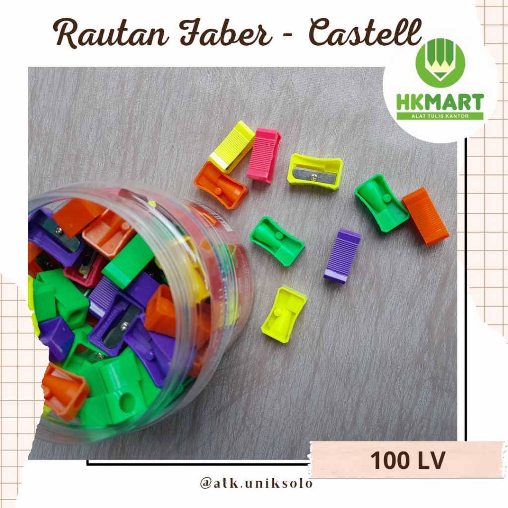 

Rautan Sharpener Faber Castell 100 LV Murah