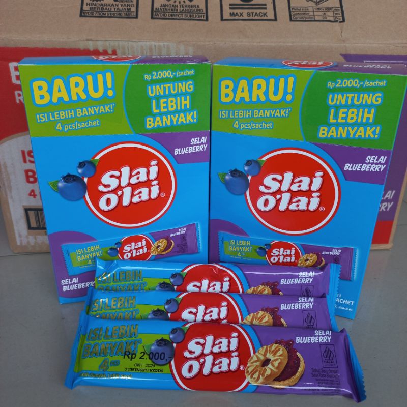 

Slai olai 32 gram 1 dus isi 12 box 1 box isi 10 pcs