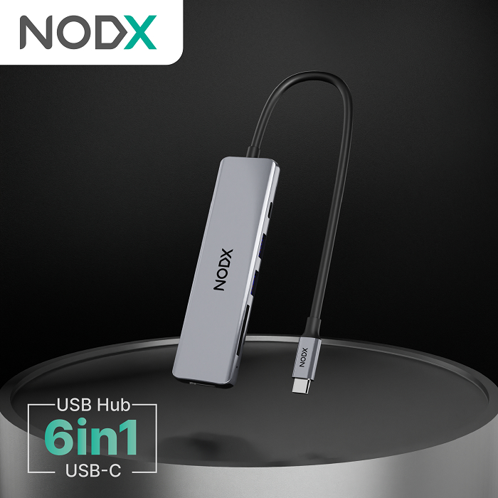 NODX Xport Plus USB Hub 6in1 Multifunction Hub