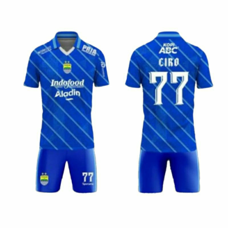 Jersey bola anak ciro alves persib bandung home musim 2024