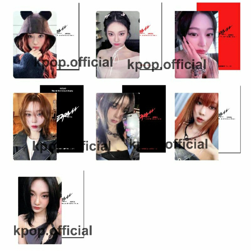 [READY][ REPLIKA ] AESPA DRAMA POB PHOTOCARD