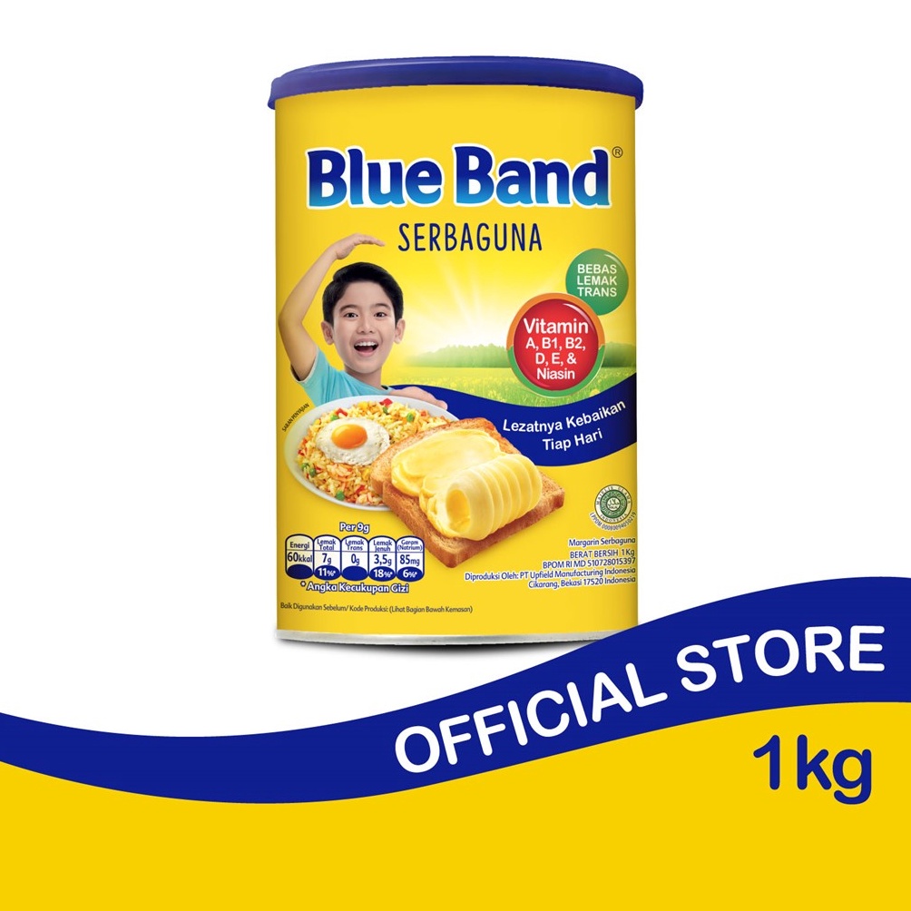

80 Blue Band Serbaguna Margarin Masak 1 kg ♪Paling Popular