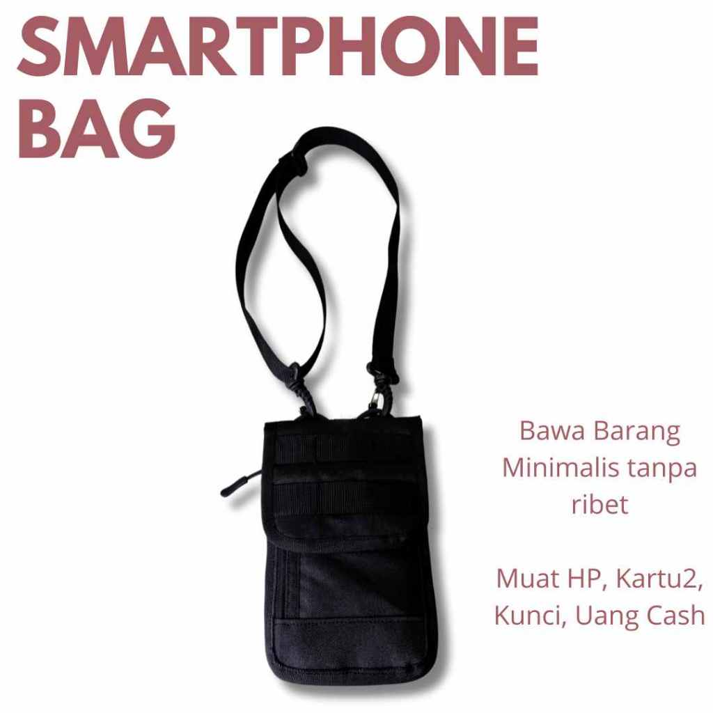 Tas Leher Mini Selempang HP Sling Bag Khusus Gadget Praktis