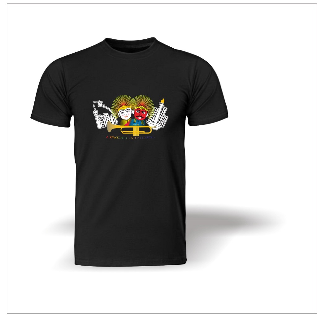 Kaos Ondel Ondel Betawi / T-Shirt Betawi /Tshirt / Kaos Betawi /Tshirt Ondel ondel