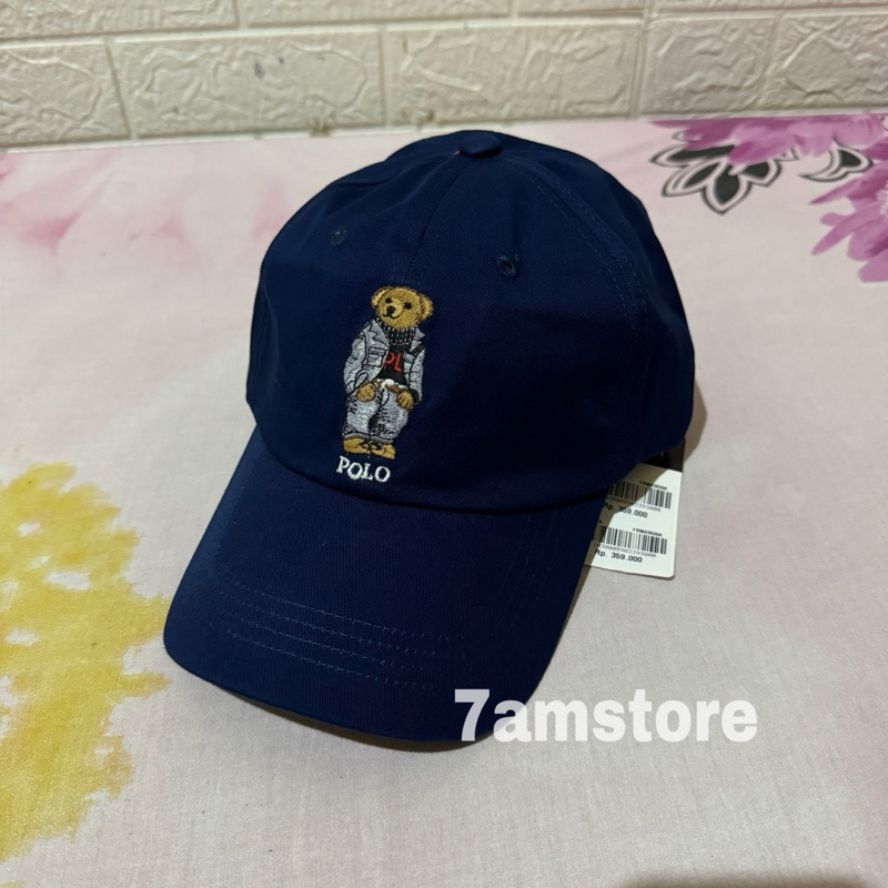 CAP / TOPI POLO Bear - Navy Original